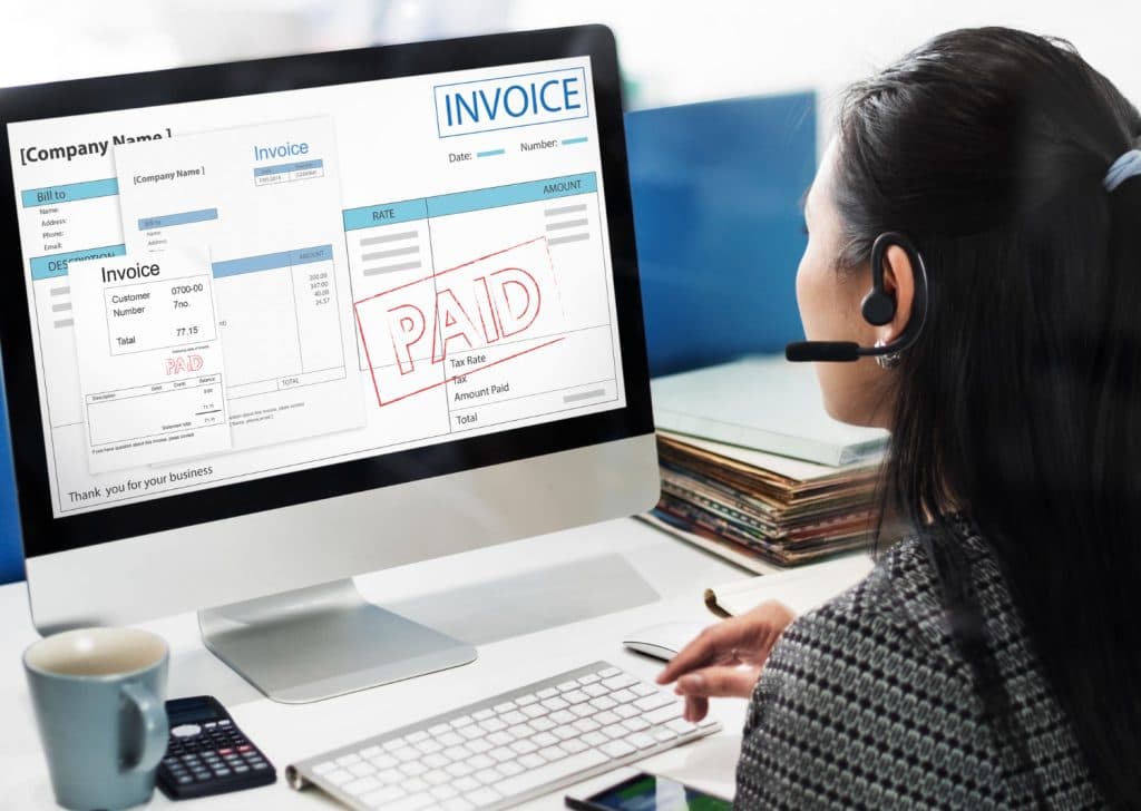 Business courier account shipping operations