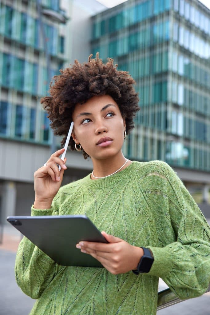 Brisbane business owner reviewing courier options