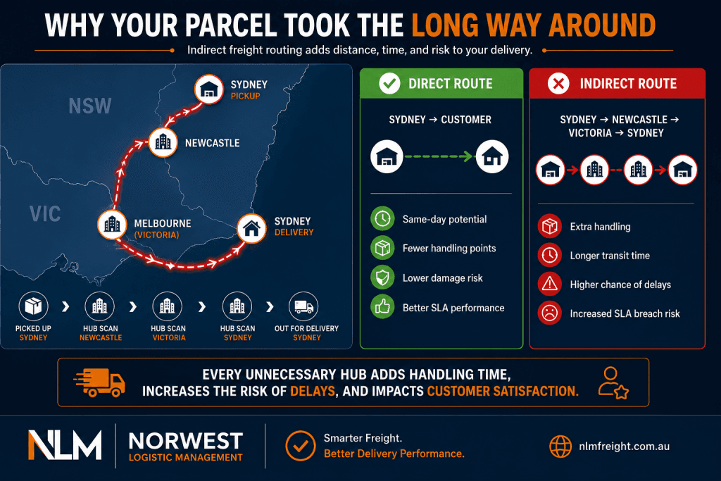 What Absurd Freight Routing Costs Your Business in Delivery SLAs